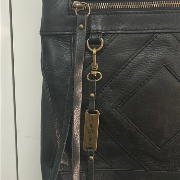 Lucky Brand Black Leather Crossbody Bag - Picture 3 of 7